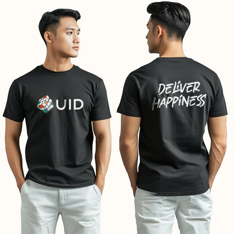 UID signature T-shirt - Deliver Happiness